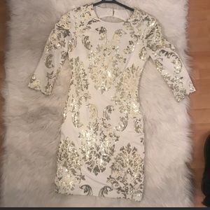 Sequin Cocktail Dress, sz 3/4 fits like size 1/2